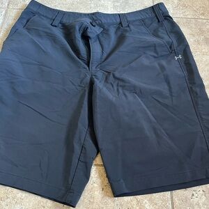 Under Armour Men's Navy Flat Front Shorts
